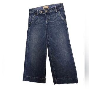 PAIGE Santa Monica Cropped Jeans Sz 25